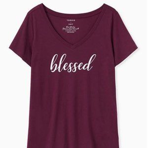 Torrid Blessed Tee SZ 2